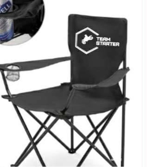 Chaise pliantes avec porte gobelets team starter