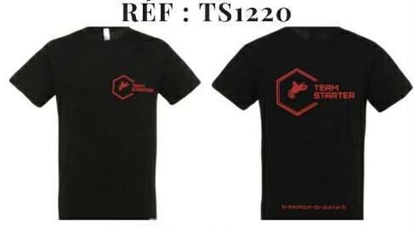 T-shirt homme Team Starter noir