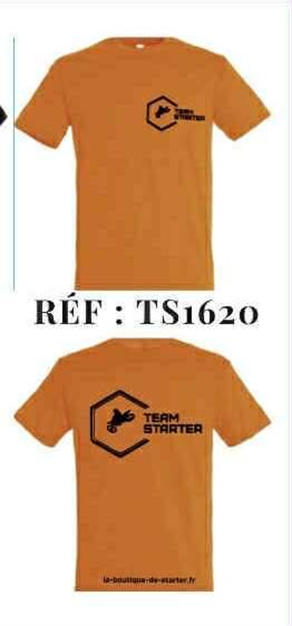 T-shirt homme Team Starter orange