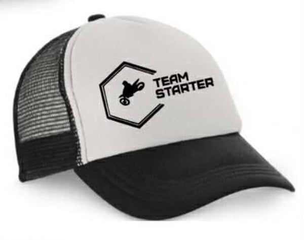 Casquette Team Starter noir et blanches