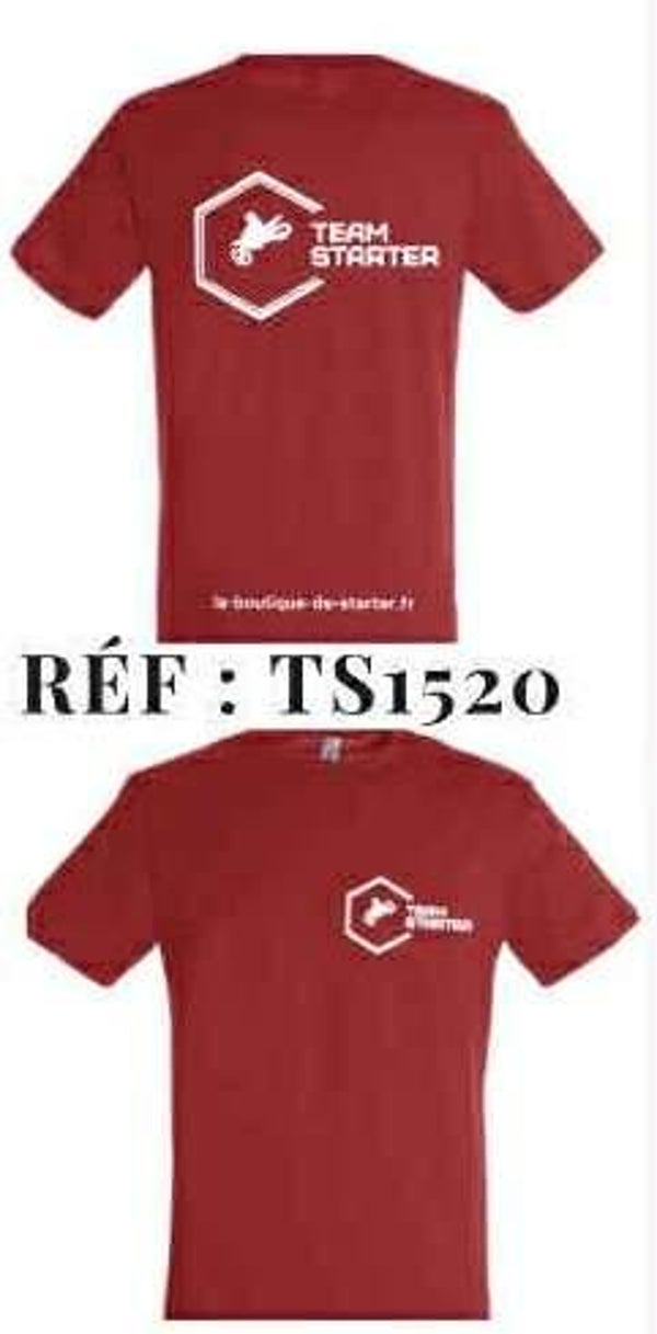 T-shirt homme Team Starter rouge
