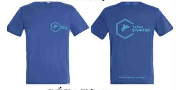T-shirt homme Team Starter bleu
