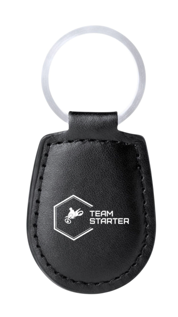 Porte clef similicuir cuir Team Starter