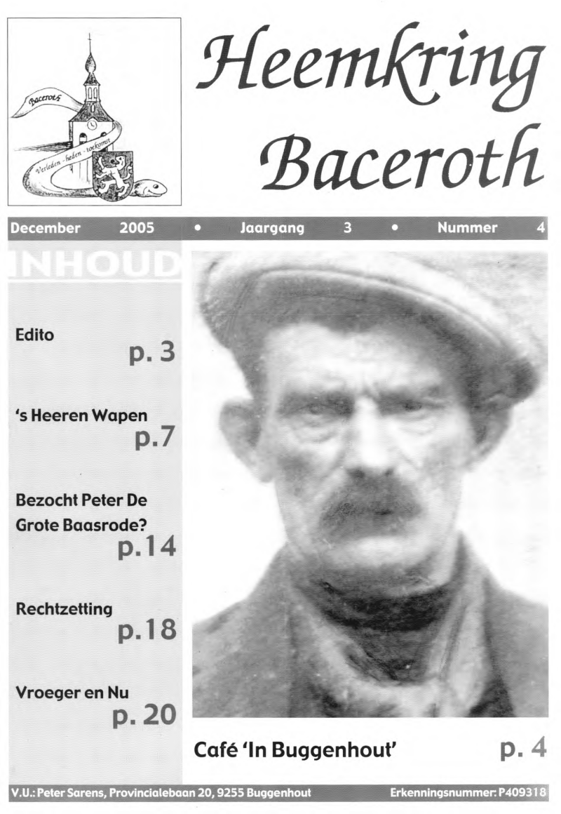 Heemkring Baceroth Baasrode tijdschrift 2005/4