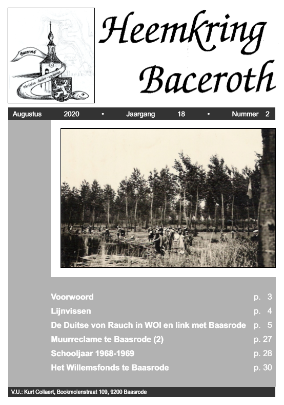 Heemkring Baceroth Baasrode tijdschrift 2020/2