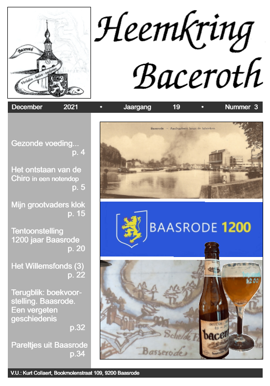 Heemkring Baceroth Baasrode tijdschrift 2021/3