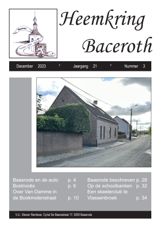 Heemkring Baceroth Baasrode tijdschrift 2023/3