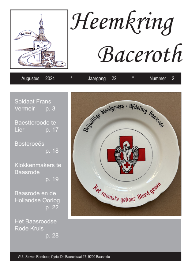 Heemkring Baceroth Baasrode tijdschrift 2024/2