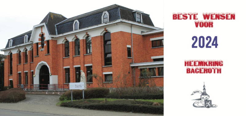 Heemkring Baceroth Baasrode nieuwjaarskaart 2024