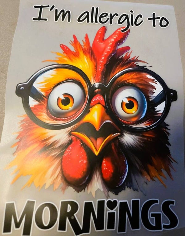 I'm allergic to MORNINGS