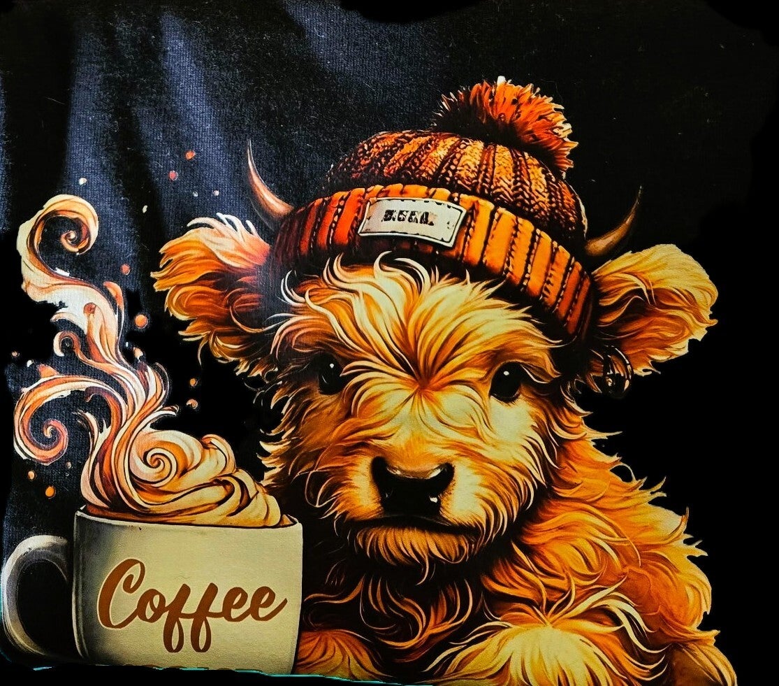 Coffee Highland Cow