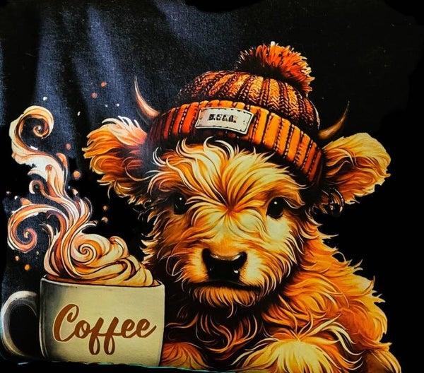 Coffee Highland Cow