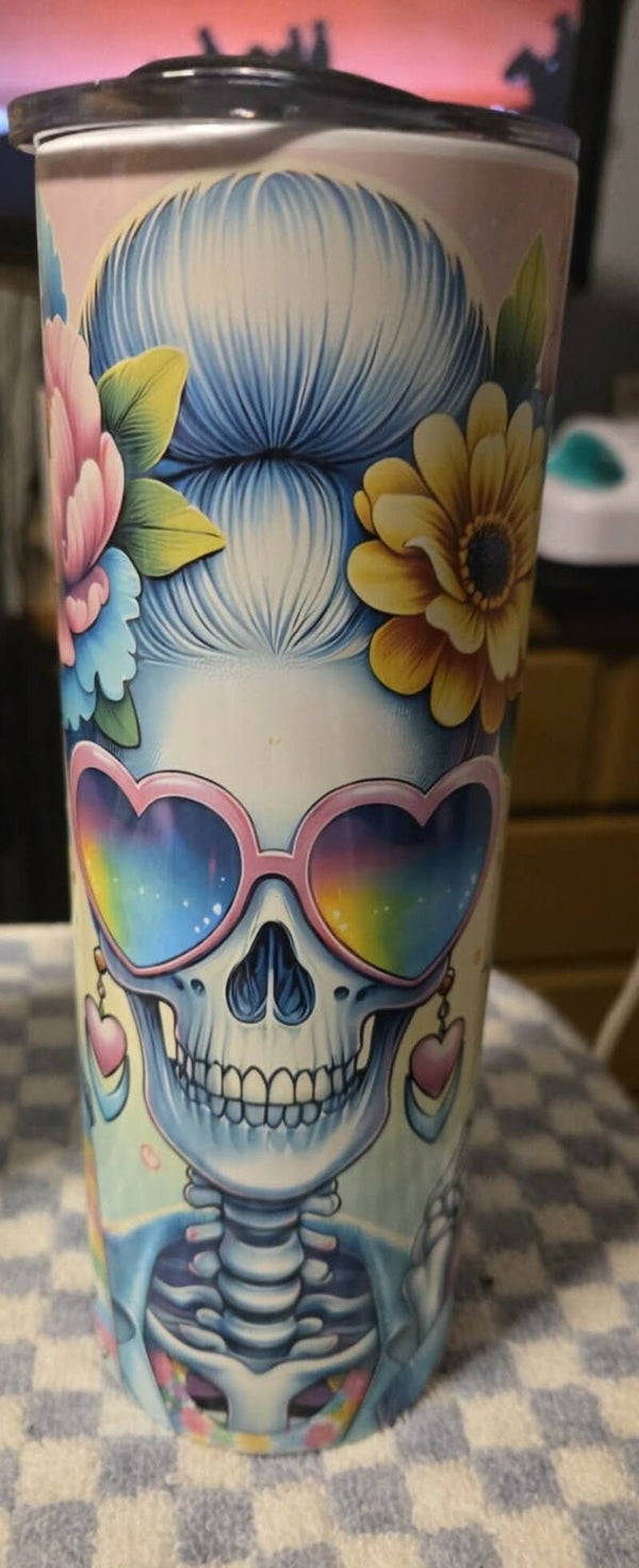 Skull tumbler