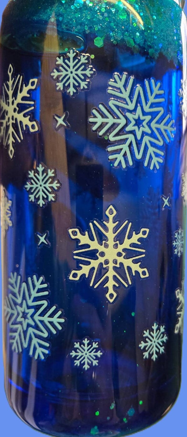Snowflake Dark Blue
