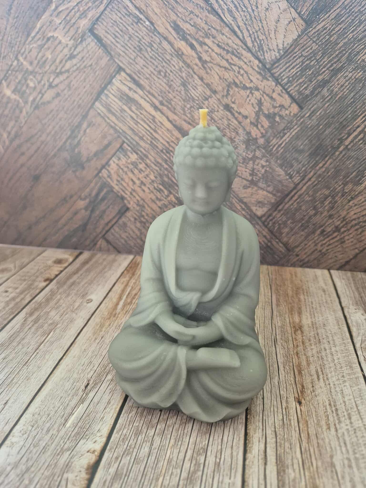 Custom Sitting Buddha Candle