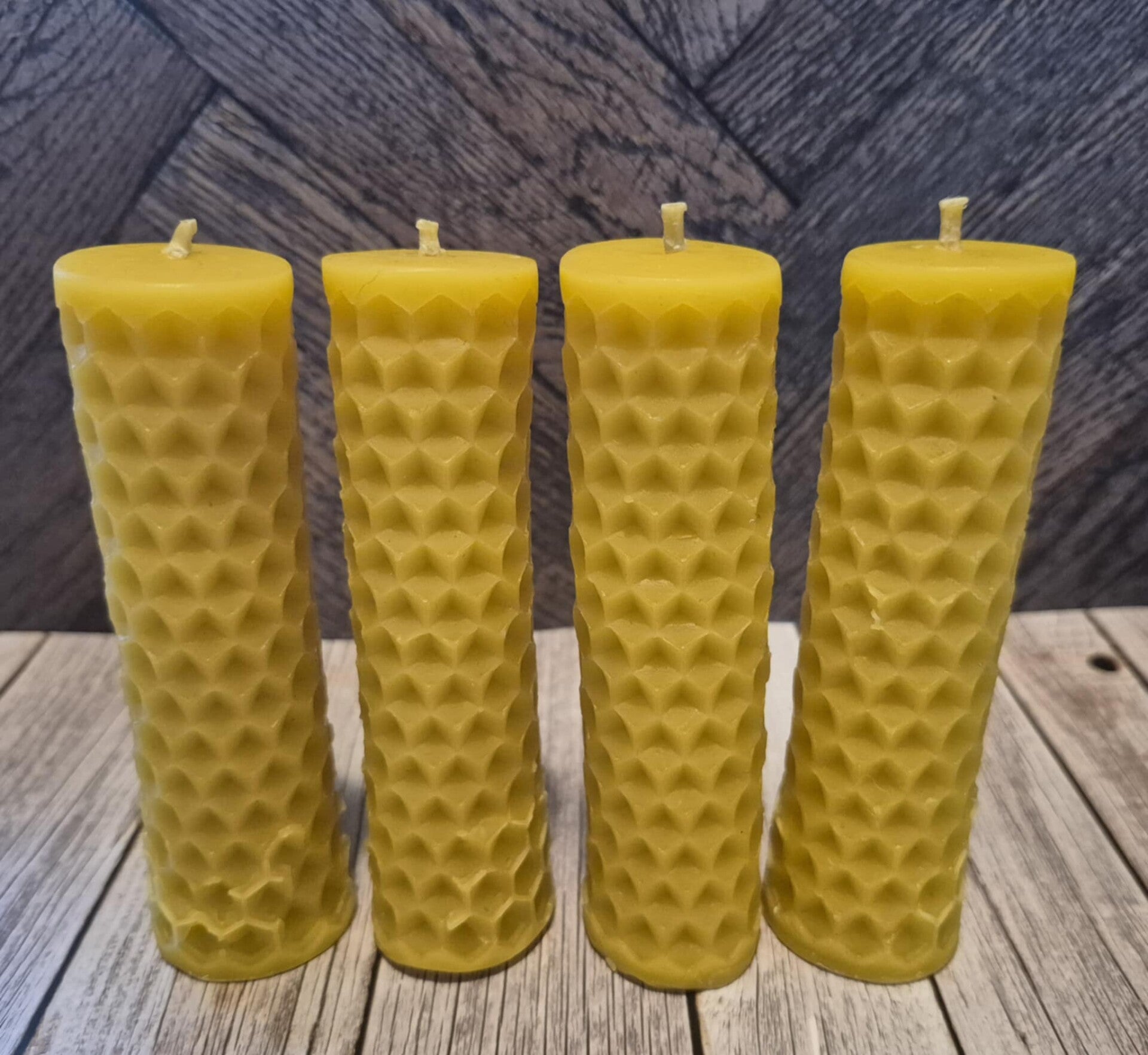Honeycomb Pillar Candle