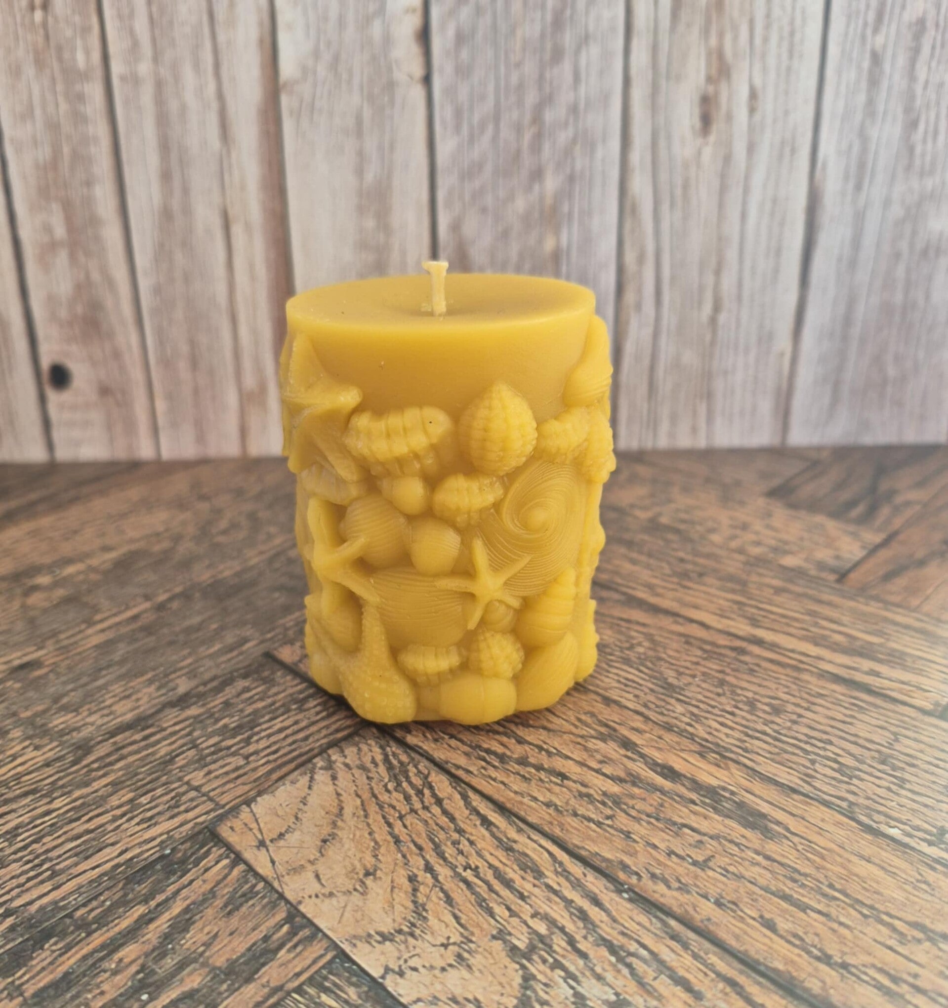 Custom Seashell Candle