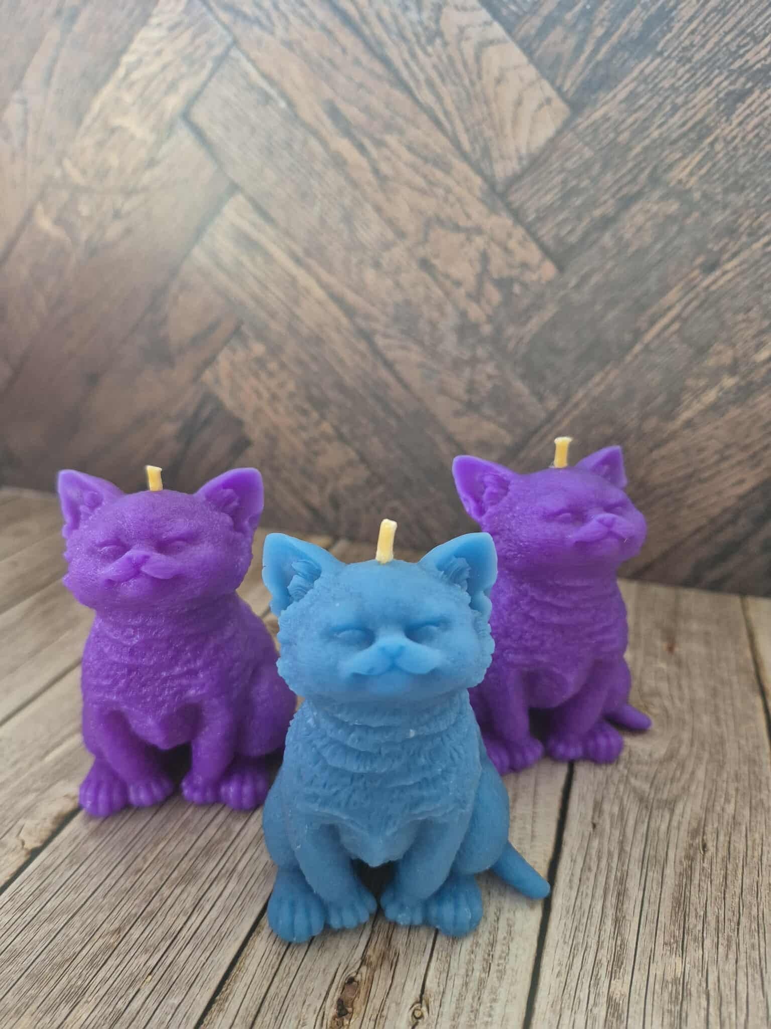 Custom Cat Candle