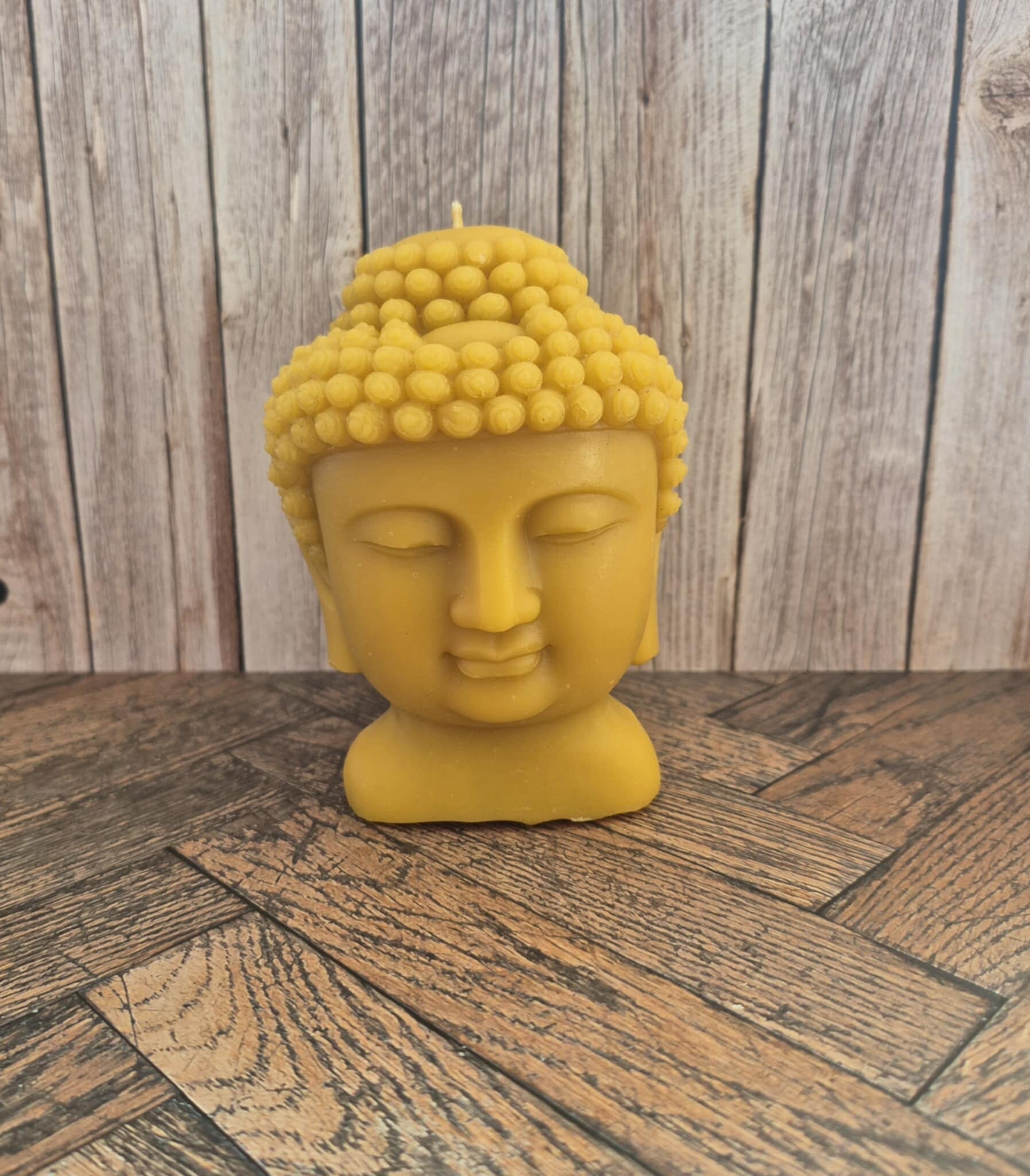 Large Buddha Head Candle