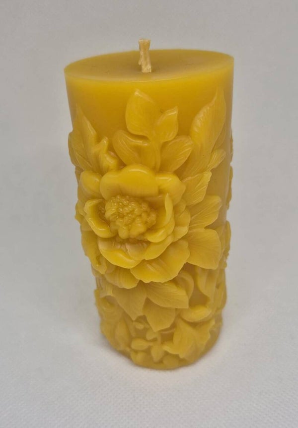 Custom Blooming Flower Candle