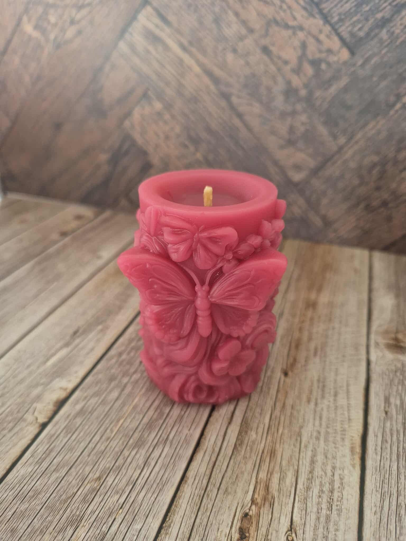 Custom Butterfly Candle