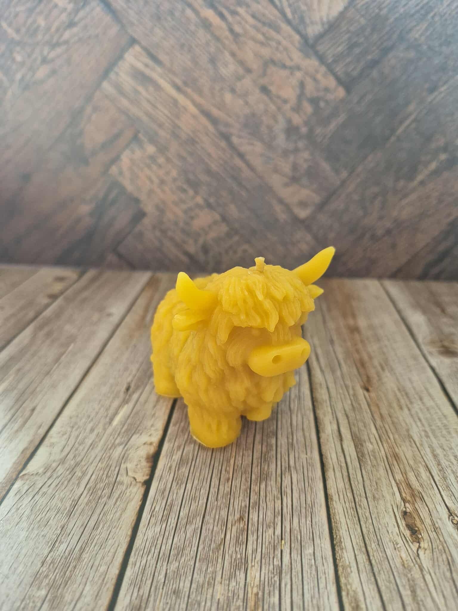 Highland Bull Candle