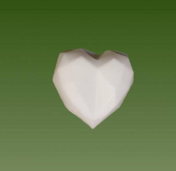 Goats Milk Soap - Heart 1 - Natural Scent