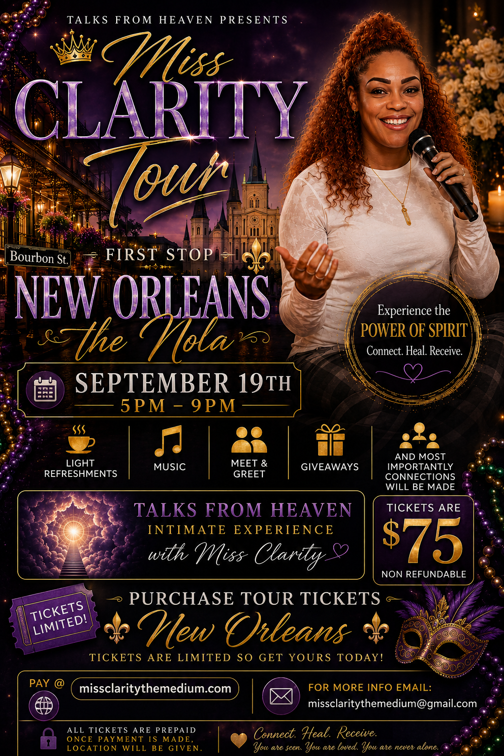 Miss Clarity’s tour