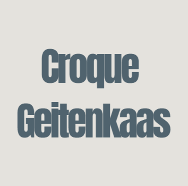 Croque geitenkaas