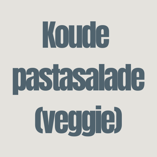 Koude pastasalade (veggie)