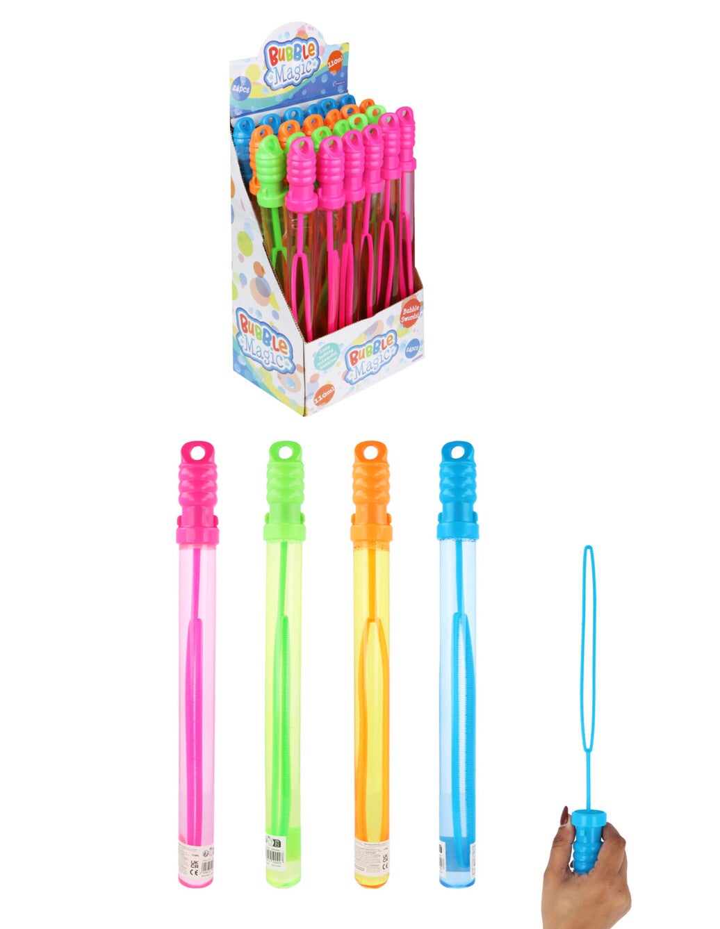Bubble Sword (110ml / 32cm) 4 Assorted Colours