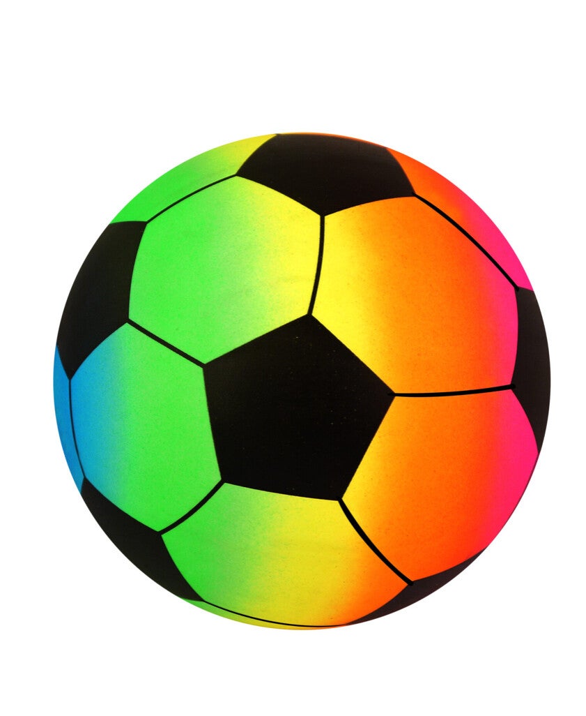 PVC Rainbow Football (23cm)
