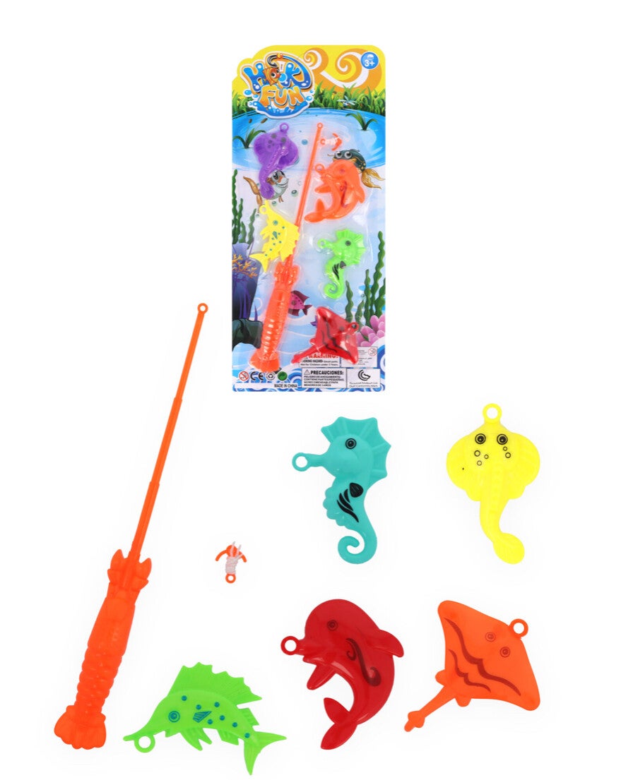 Small Fishing Game 6-Piece Set