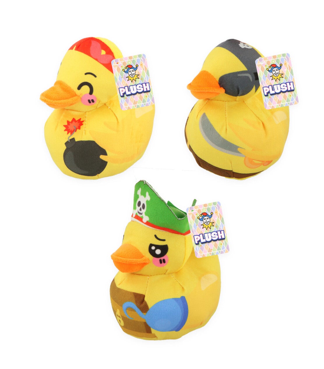 Pirate Duck Plushies (6″/15cm) 3 Assorted Designs