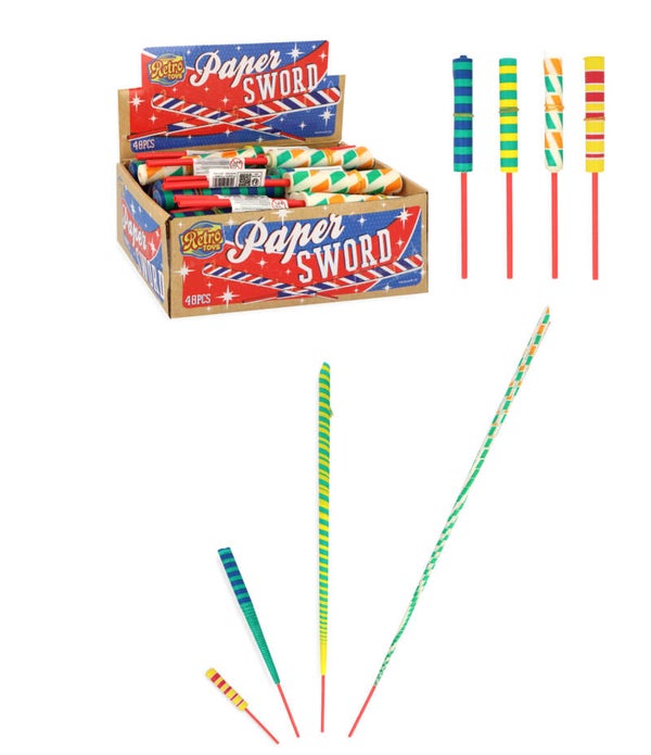 Deluxe Paper Sword Flick Sticks (Assorted Designs)