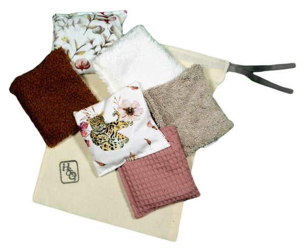 6 Pittenzakken met opbergzakje