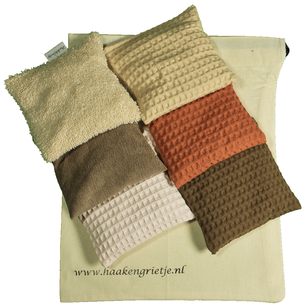 Set van 6 pittenzakjes