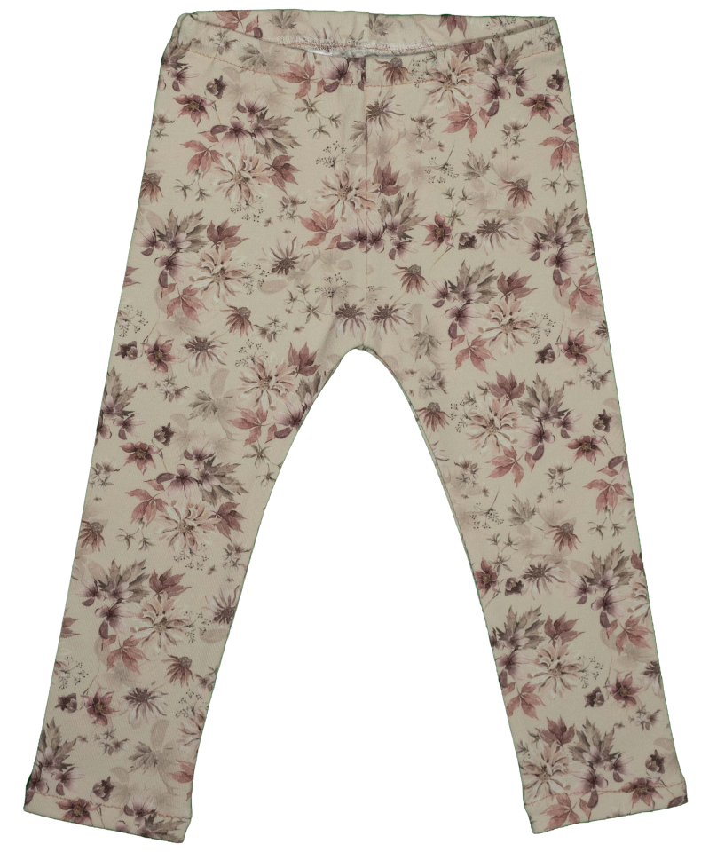 Babylegging: bloemen in pastel