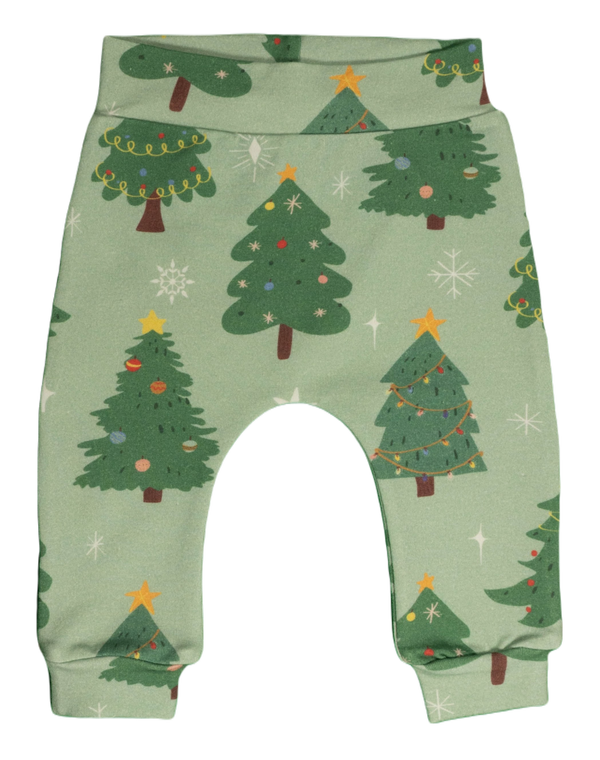 Babybroekje, harembroekje: Kerst - Versierde kerstbomen