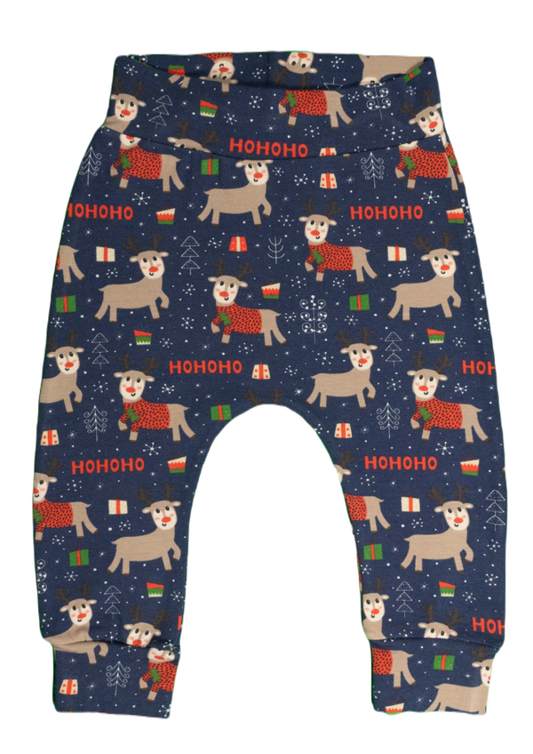 Babybroekje, harembroekje: Kerst - HOHOHO blue