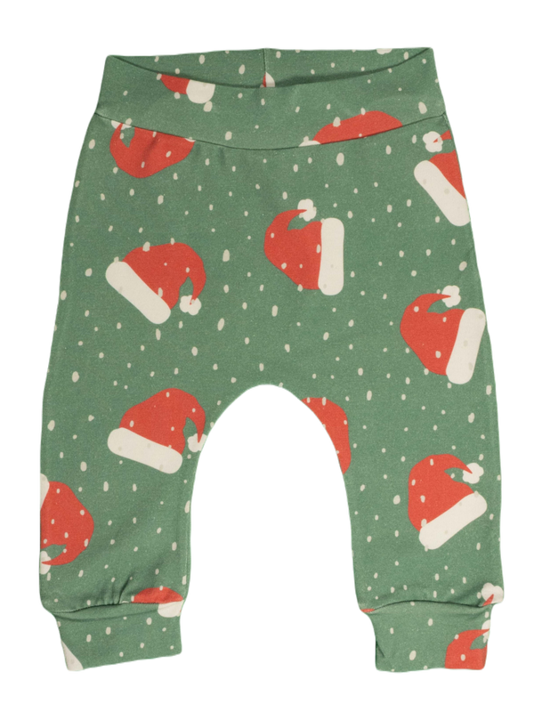 Babybroekje, harembroekje: Kerst - Kerstmuts in het groen