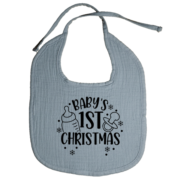 Slabbetje, hydrofiel: Baby's 1st Christmas