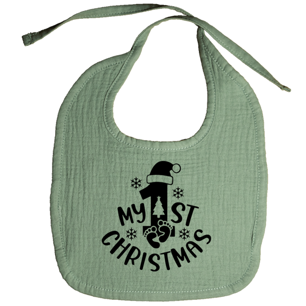 Kerst, slabbetje, My firtst Christmas