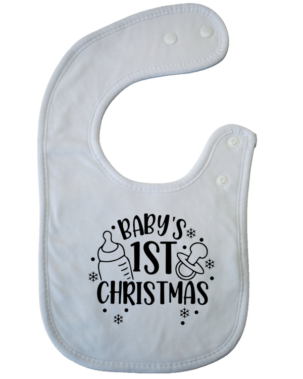 Kerst, kwijlslabbetje: Baby's 1st Christmas