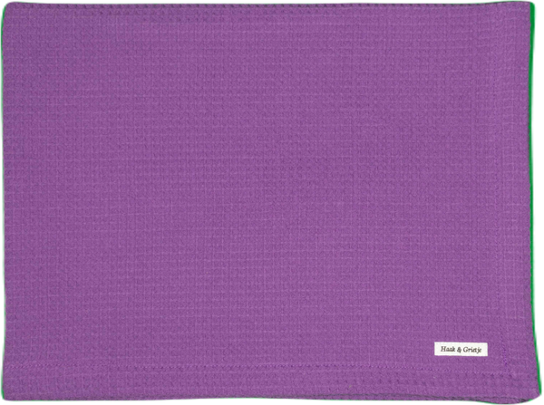 Wafeldeken, paars