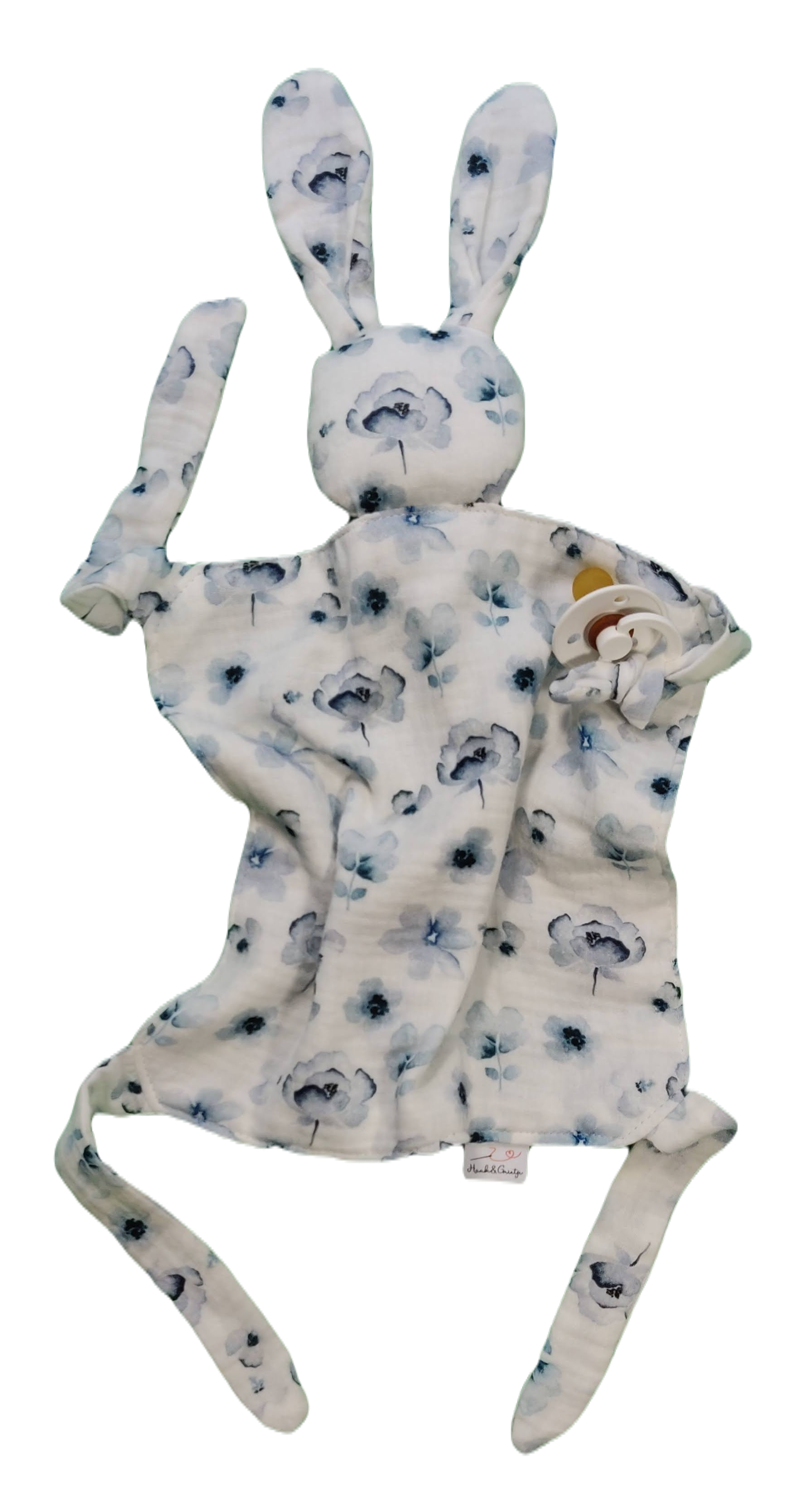 Kroeldoekje: Blauwe bloemen