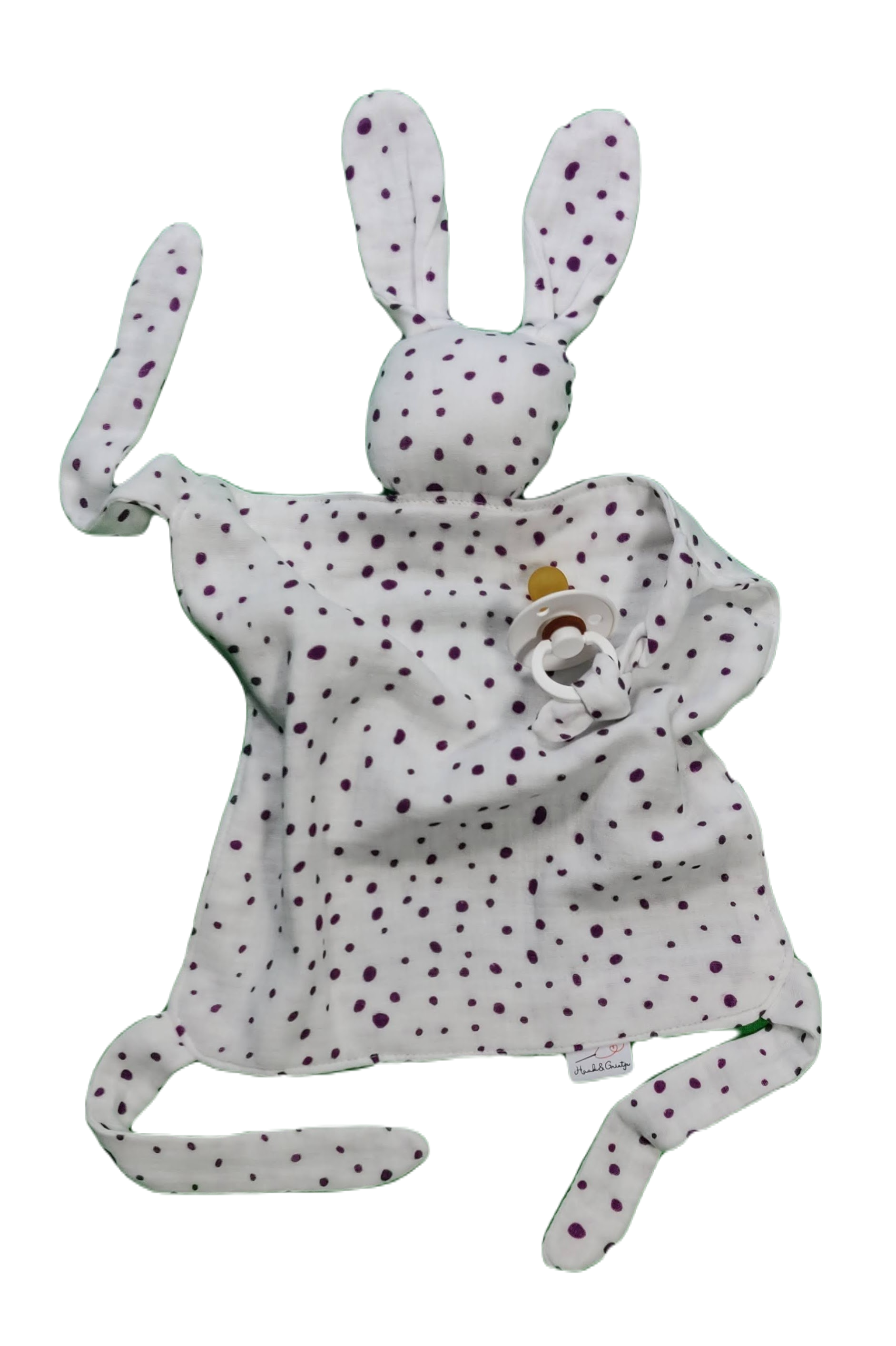 Kroeldoekje: Paarse stip