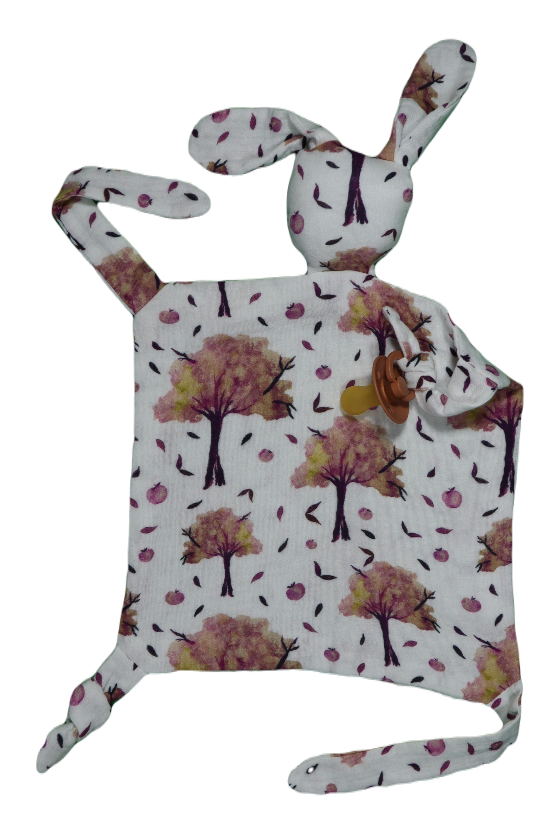 Kroeldoekje, speendoekje: Herfst, roze