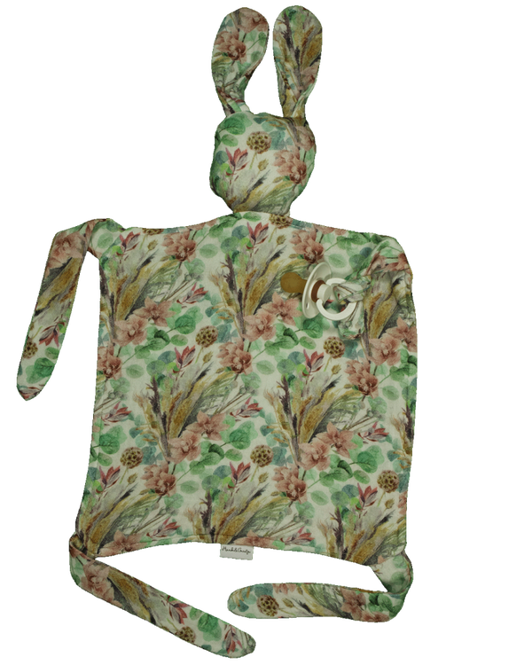 Hydrofiel kroeldoekje: Veren en bloemen