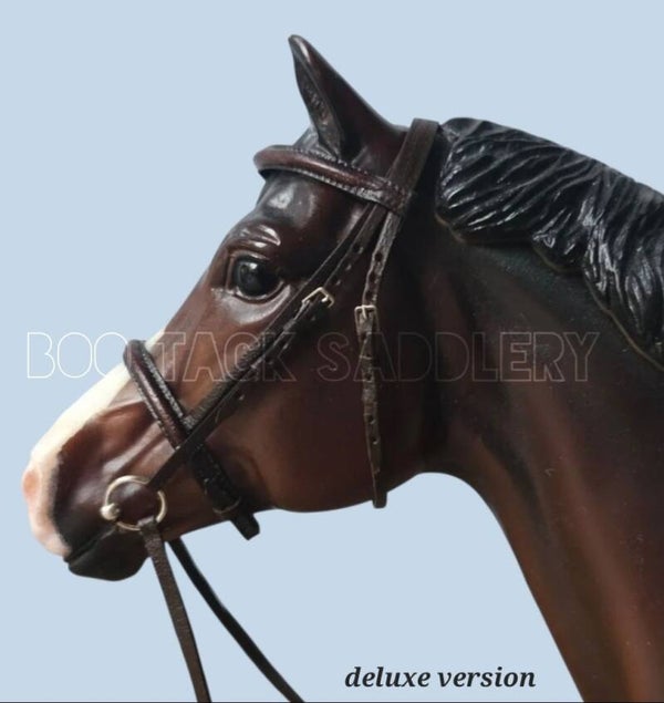 Raised Snaffle Cavesson Bridle